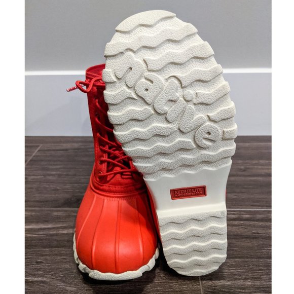 Native Shoes Fire Red Jimmy Boot Womens Size 6 - Picture 3 of 11
